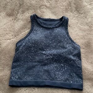 Lululemon Women’s Speckled Navy Sport Tank Top